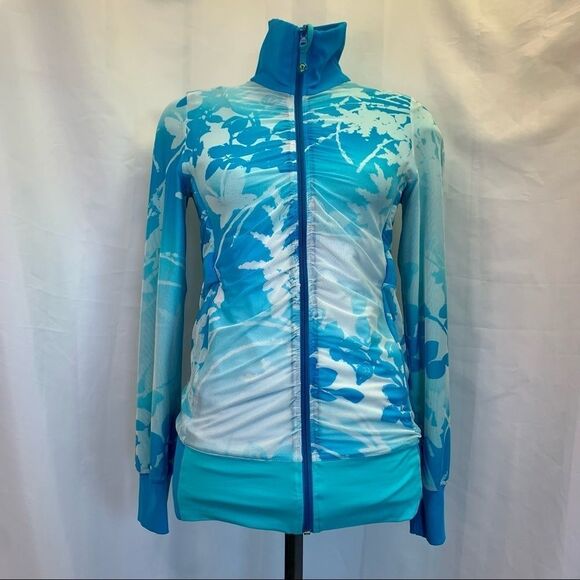 Lululemon blue reversible raja zip up jacket - Picture 9 of 13